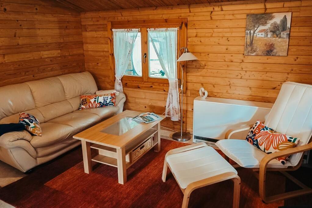 Holzhaus Direkt Am See Priepert Eksteriør billede