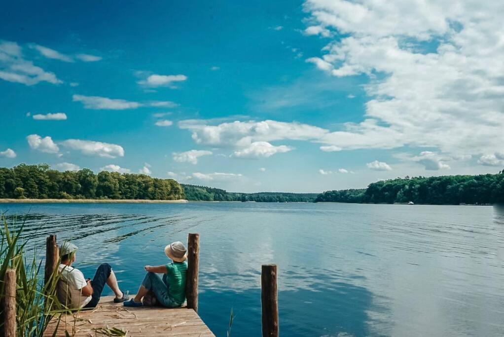 Holzhaus Direkt Am See Priepert Eksteriør billede