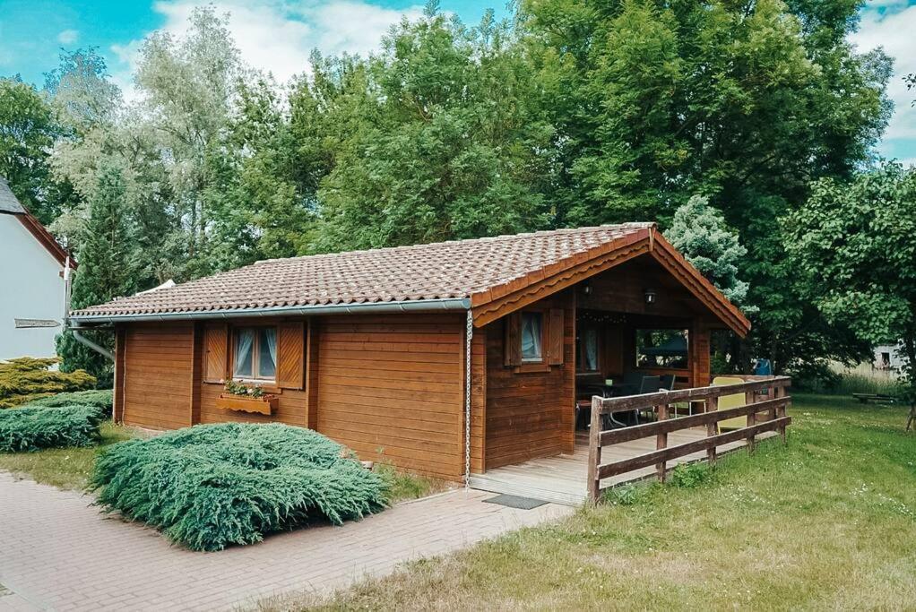 Holzhaus Direkt Am See Priepert Eksteriør billede