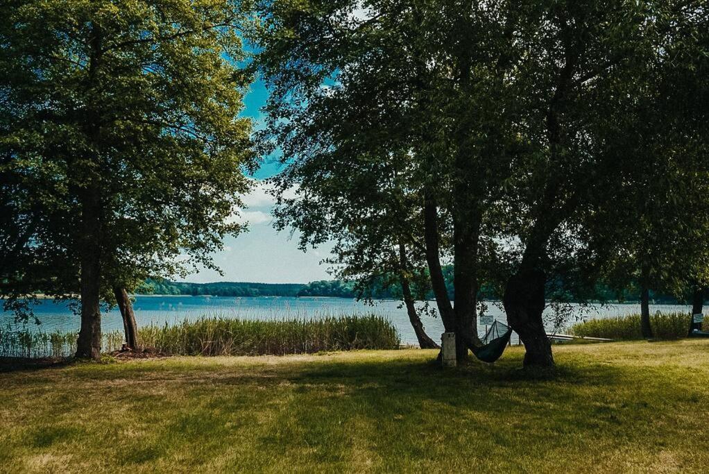 Holzhaus Direkt Am See Priepert Eksteriør billede
